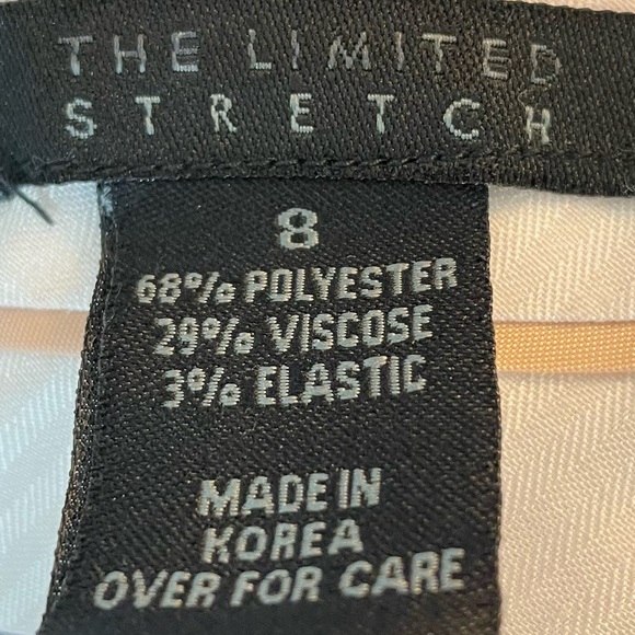 Vintage The Limited Solid Dark Maroon Red Straight Leg Trousers Dress Pants - Picture 4 of 5